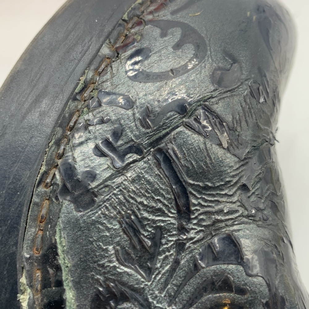 Dansko Black Scroll Print Clog Sz 38. Dan0204a - image 8